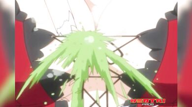 HENTAI PROS - Kosuke Fucks Sex Goddess Fauna In The Ass By The Pool But A Magical Barrier Won't Let Him Cum