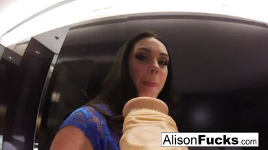 Gorgeous and Busty Brunette Loves Sucking Her Boyfriends Cock