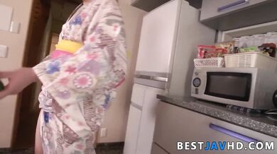 Hot fledgling Asian tart Ryouka Shinoda heads insatiable in a rough solo show - sexy Japanese porn!