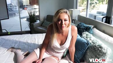 Woman In Lingerie Blows Cock After Sex