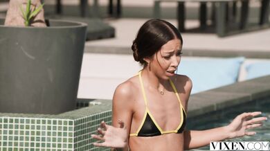 Petite Beauty Lia Shows off Her Wild Side