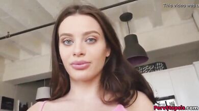 Hot Brunette Stepsister Lana Rhoades Fucked Hard By Stepbrother To Keep Her Secret Porn