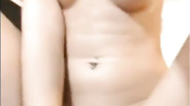 GracefulKlara playing with pink dildo