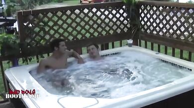 Twinks Sexy and Steamy Hot Tub Session