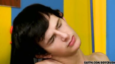 Gay Teen Rides A Big Long Cock