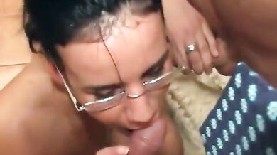 Creamed on glasses 30, Alena
