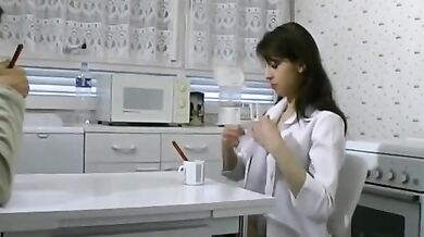 Horny dude takes his stepmother to a bedroom and fucks her pussy in various poses