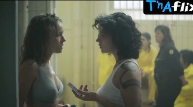 Elodie Fontan Breasts, Underwear Scene in Prise Au Piege