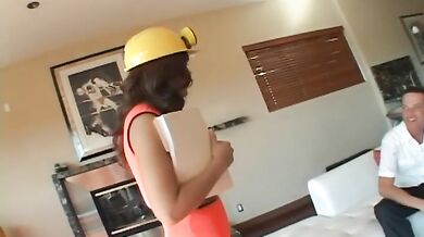 Gangbang of blowjobs and facials for Lorena Sanchez