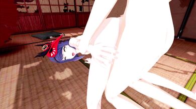 Kujou Sara Genshin Impact 3D Hentai Part 8/9