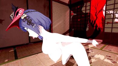 Kujou Sara Genshin Impact 3D Hentai Part 8/9