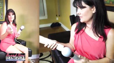 MILF McKayla Fucks Her Cunt Before She Hand Jobs & Drains That Dick!