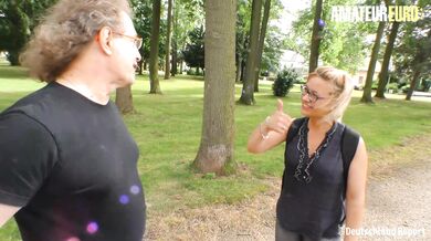 DEUTSCHLANDREPORT - Mature Lady Eats Cum After Amazing Amateur Sex - AMATEUREURO