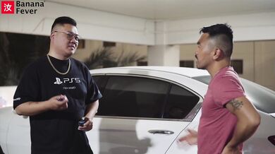 Sky Blue Riding Asian Guy At Vegas Penthouse AMWF