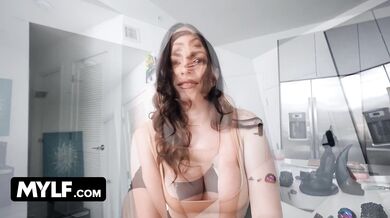 White Lie Turns Into Massive MILF Facial - MomShoot Trailer