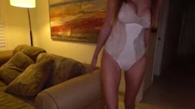 Milf Gets Caught Sexting By Step-Son