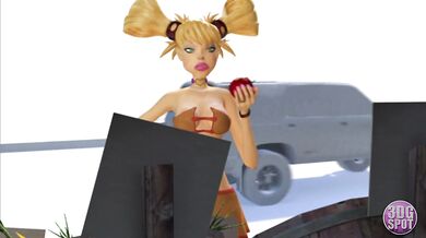 Teen Girl Tries Vegetables With Her Ass And Pussy!