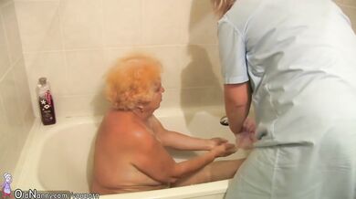 Very Fat Granny and granny s girlfriend