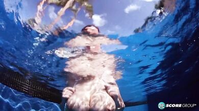 Big Boobie Lana Goes Skinny Dipping