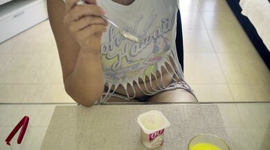 Final de un almuerzo tranquilo con un postre tranquilo #parte #2