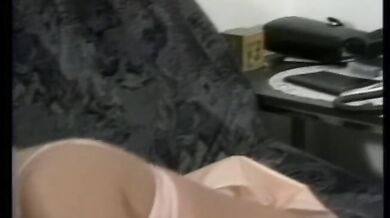 Cuckold husband watches how a dude pumps deep his babe and joins them