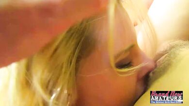 Meredith & Mya Licking Each Other Before Suck His Dick!Sexy Mya & Meredith Tongue Fuck Each Other Before They Suck His Hard C