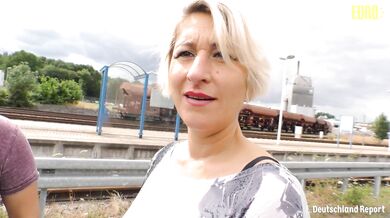 DeutschlandReport - Oda Amelie Busty German Blonde Gets Her Mature Pussy Fucked Hard - AMATEUREURO