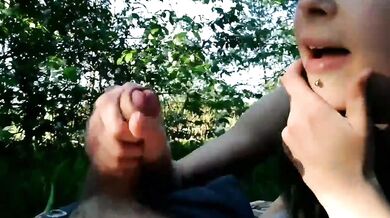 Goth teen pov blowjob