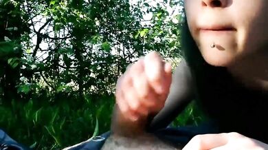Goth teen pov blowjob