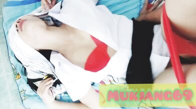 Thai Techno Girl Red Underwear สาวเทคโึนชุดชั้นในแดง