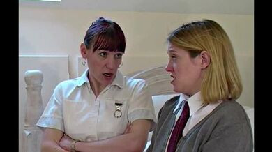 Schoolgirl Punished by Nurse