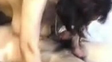 Russian MILF with big boobs has taboo sex with stepson