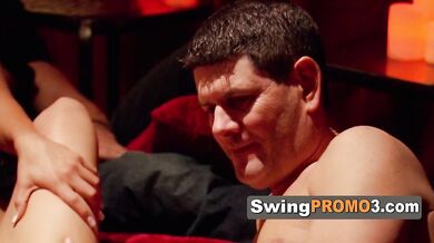 Swinger Couples Warm Up Naked In The Jacuzzi, They Talk About Their Sexual Fantasies In The Red Room