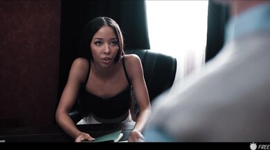 Bratty Girl Cheats on Boyfriend with Nerdy Classmate with Time Freeze Powers