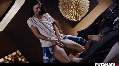 Lots Of Cum At Sleepover - Big Cock Futa Girls Cum Non Stop TRAILER