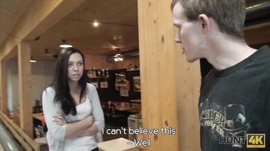 Guy Penetrates Attractive Beauty While Cuckold Plays Bowling