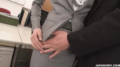 Sweet Office Babe Is Satisfying Her Boss - Natalie Mendes