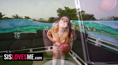 Sis Loves Me - Sexy Brunette Babe With Juicy Ass Asks Her Horny Stepbro To Help Her Play Basketball