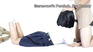 เย็ดนักเรียนไทยคามือถือแตกกระโปรง FUCK THAI STUDENT CUM ON SKIRT & FUCK SOCK ถุงเท้าเขี่ยควย