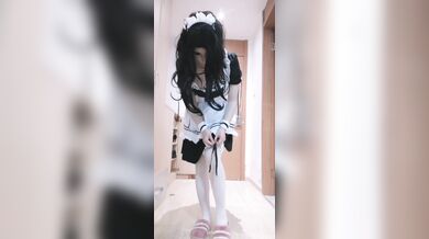 Kasnicole 315 黑丝OL下班回家变身白丝女仆淫荡自慰