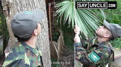 Tying up a Soldier Only Makes Him Hornier