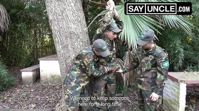 Tying up a Soldier Only Makes Him Hornier