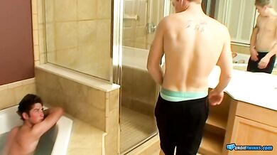 Gorgeous Twinks in Wet Briefs