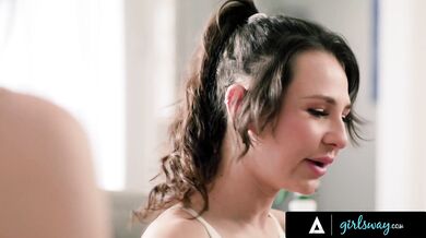 Busty MILF Gets Naughty With Petite Girl