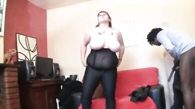 Dominique hot bbw from France fucked by black