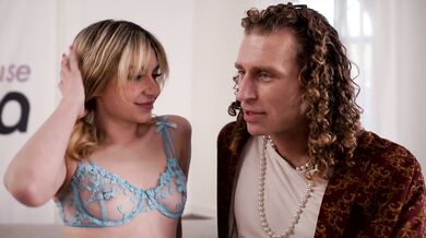 BLONDE PETITE BABE Demi Hawks Takes on Michael Vegas' Stiff Cock