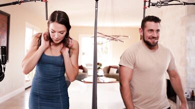 BEAUTIFUL BRUNETTE Katrina Colt Takes On Dante Colle's Hard Cock