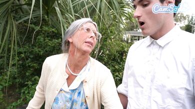 Hot Horny Grandma Public Sex, Busty Granny Squirts After Intense Orgasm From Helpful