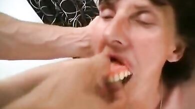 Cock Sucking With Grandma's Dentures