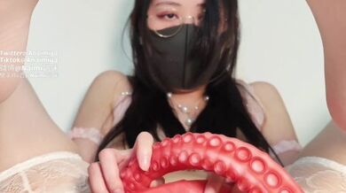 【Naimi Masturbation Series】Mermaid fucked by octopus